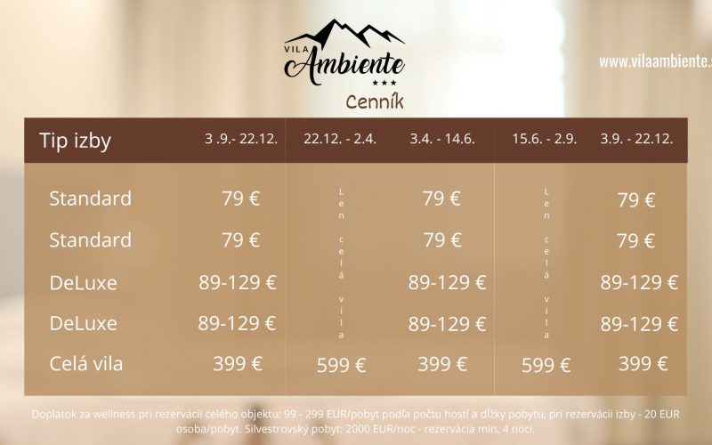 Brown Hotel Price List Instagram Post (Prezentácia (169))