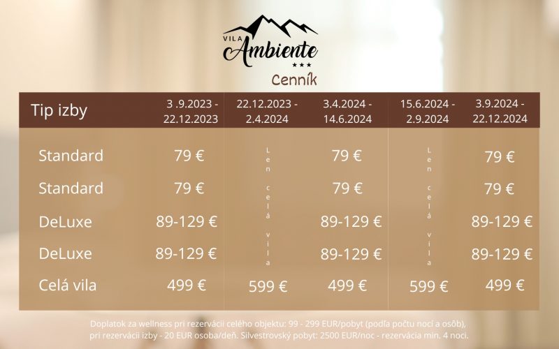 Brown Hotel Price List Instagram Post (Prezentácia (169)) – kópia